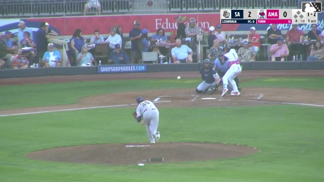 Victor Lizarraga In play, run(s) to Cristofer Torin