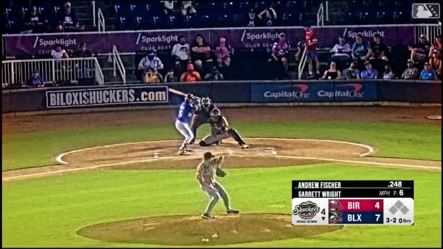 Andrew Fischer hits his 46th homer of the year