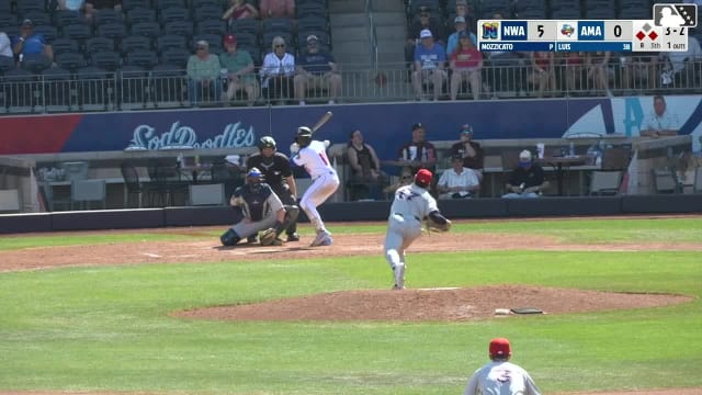 Jansel Luis homers (5) on a fly ball to right center field. Jean Walters scores. Angel Ortiz scores.