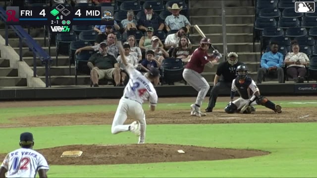 Malcolm Moore singles on a line drive to right fielder Devin Taylor. Dylan Dreiling scores.