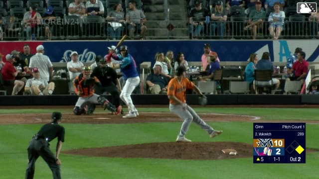 J.T. Ginn's 6th strikeout of the game