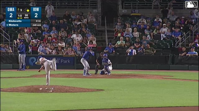Gabe Klobosits Ball to Drew Waters