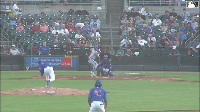 Carson Roccaforte homers (1) on a line drive to right center field.