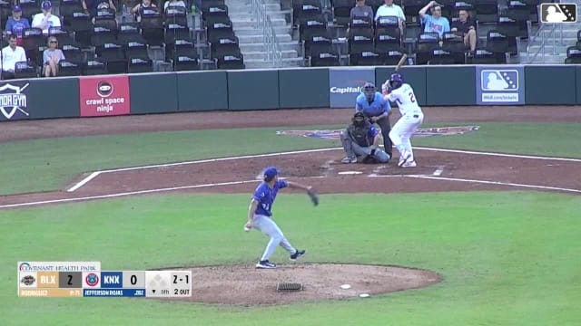 Jefferson Rojas homers (14) on a fly ball to right center field.