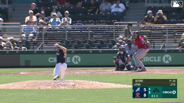 Demetrio Crisantes homers (1) on a fly ball to left center field.