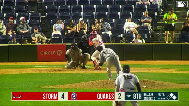 Marlon Quintero singles on a line drive to right fielder George Bilecki. Ryland Zaborowski scores. Kevyn Castillo to 3rd.