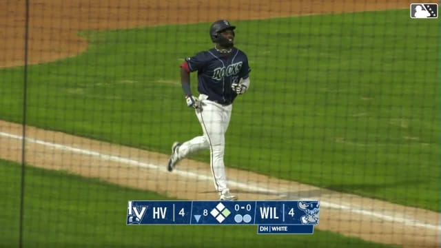 T.J. White's two-run home run