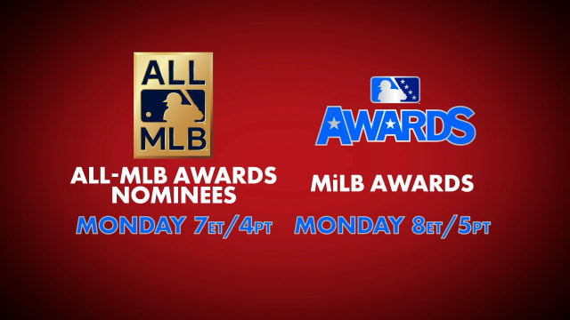Watch the All-MLB Nominees Show and MiLB Awards Show 
