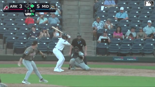 Devin Taylor homers (10) on a fly ball to right field. Brennan Milone scores.