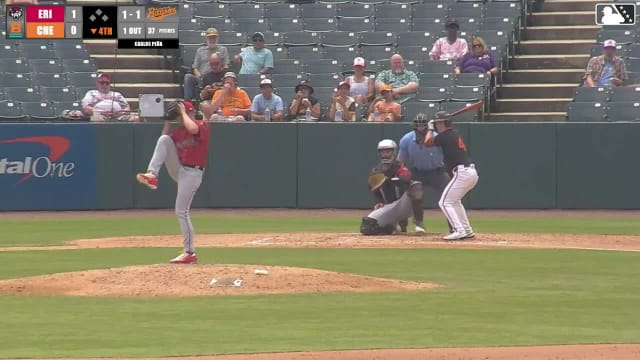 Brandon Butterworth homers (6) on a fly ball to left center field.