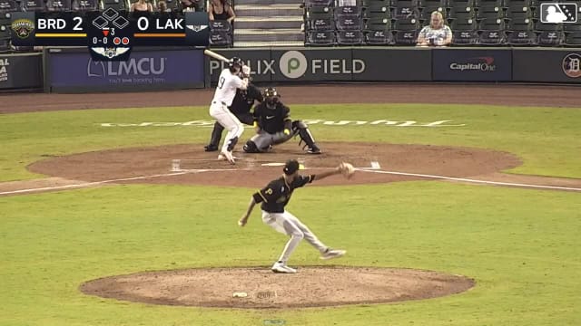 Jordan Yost homers (2) on a fly ball to right center field.