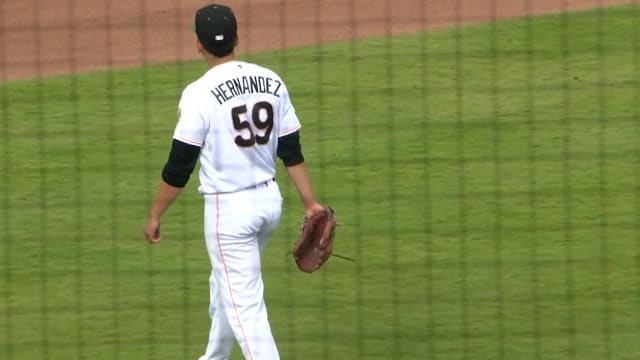 Herick Hernandez's nine strikeouts