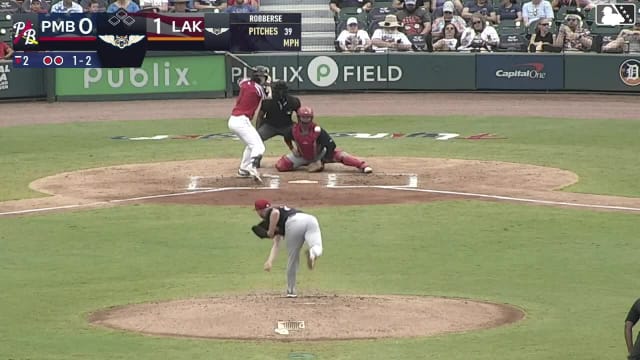 Jordan Yost singles on a ground ball to right fielder Brayden Smith. Anibal Salas scores.