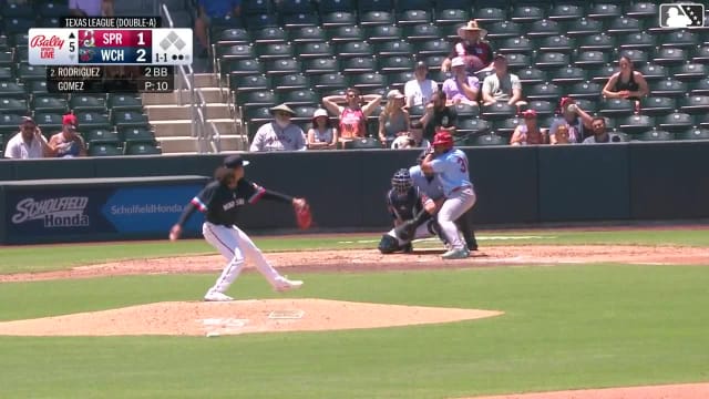 Rainiel Rodriguez's solo homer