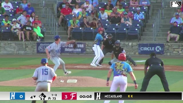 Eli Willits singles on a line drive to right fielder Yeiferth Castillo. Jack Moroknek scores. Manuel Cabrera to 3rd. Eli Willits to 2nd.