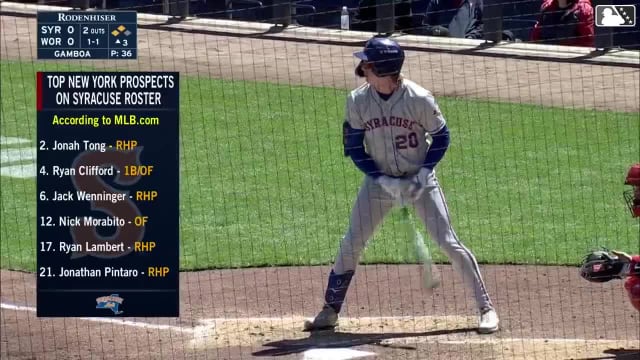 Ryan Clifford belts his fourth homer of the season