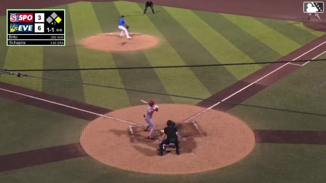 Roldy Brito doubles (8) on a line drive to left fielder Carlos Jimenez. Roynier Hernandez scores.