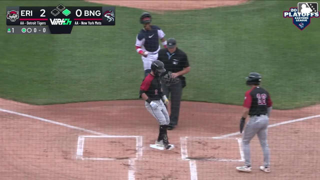 Kevin McGonigle's first postseason homer