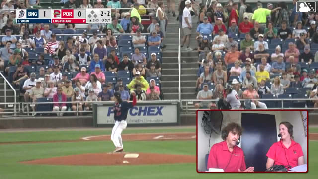 Chris Suero homers (15) on a fly ball to left center field.