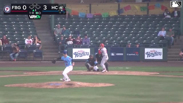 Eli Willits homers (4) on a fly ball to left field.