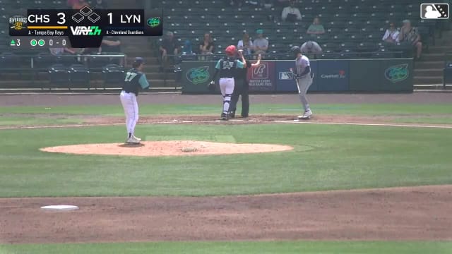Theo Gillen slugs his first pro home run 