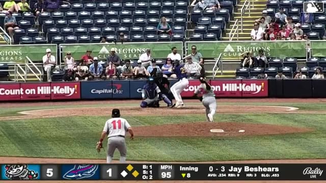 Carlos Espinosa Swinging Strike to Jay Beshears
