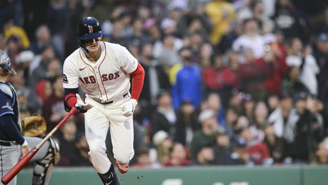 Roman Anthony receives ovation, flies out in first AB