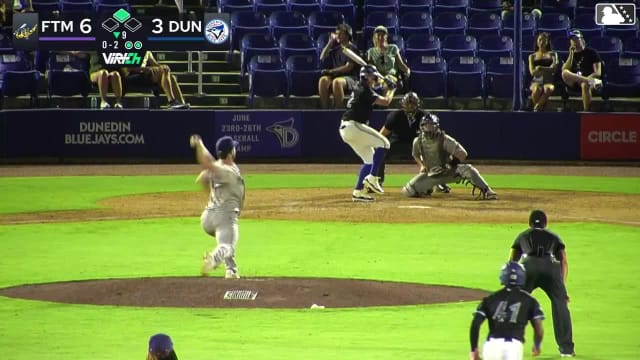 JoJo Parker singles on a ground ball to center fielder Luis Fragoza. Raimundo De Los Santos scores.