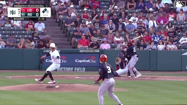Jay Allen II doubles (2) on a sharp line drive to left fielder Mitch Jebb. Michael Chavis scores. Leo Balcazar scores.
