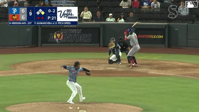 Elvis Alvarado Ball to Ryan Kreidler