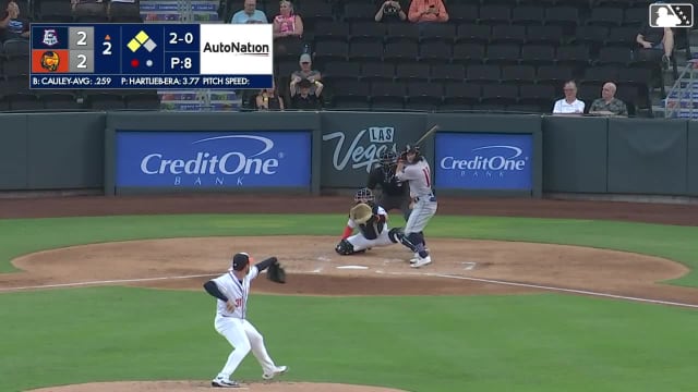 Geoff Hartlieb In play, run(s) to Cameron Cauley