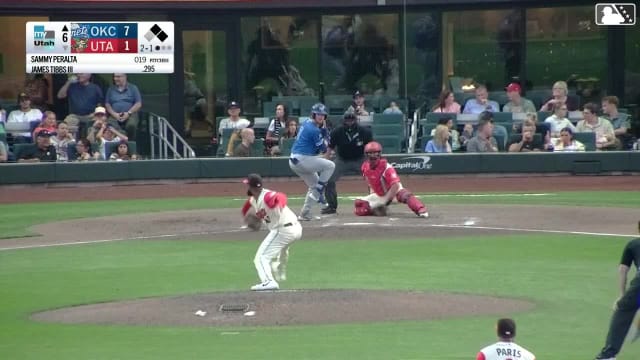 James Tibbs III doubles (25) on a sharp line drive to left fielder Cade Marlowe. Alex Freeland scores. Ryan Ward to 3rd.