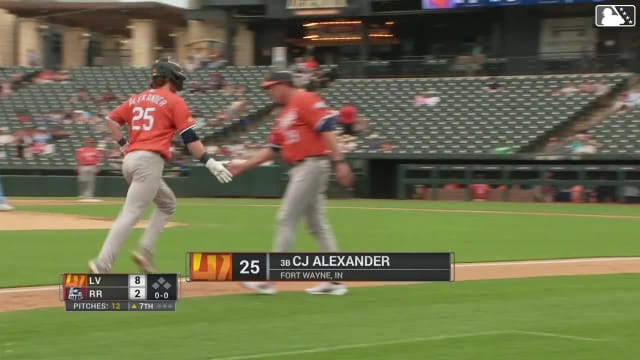 CJ Alexander hits a 447-foot home run