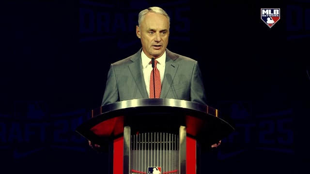 Rob Manfred officially opens the 2025 MLB Draft