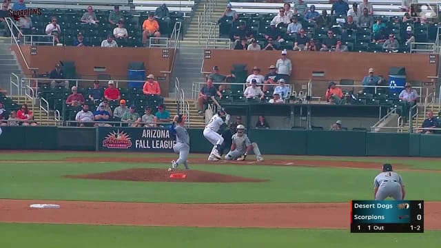 Brooks Auger In play, no out to Nathan Flewelling