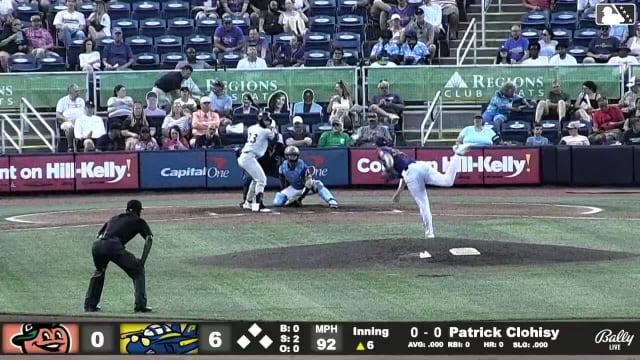 Patrick Clohisy homers (2) on a fly ball to right field. Ambioris Tavarez scores.