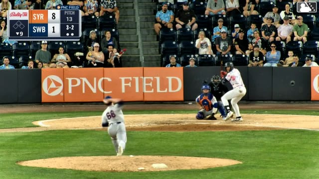 George Lombard Jr. strikes out swinging.