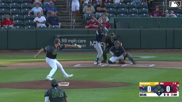 Carson Roccaforte homers (28) on a fly ball to right center field.