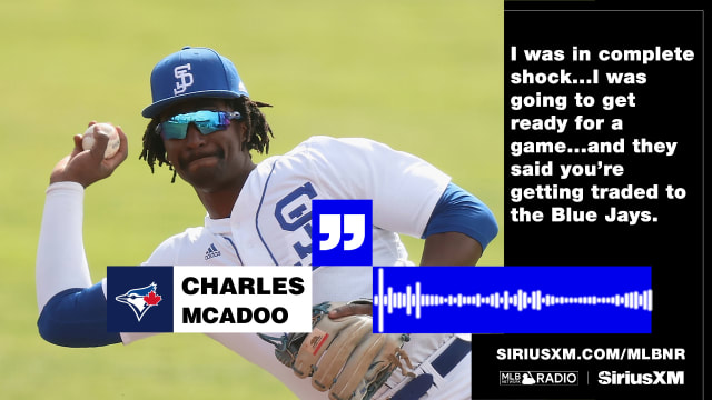 Charles McAdoo on getting traded to the Blue Jays