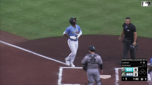 Aron Estrada's 25th homer of the year