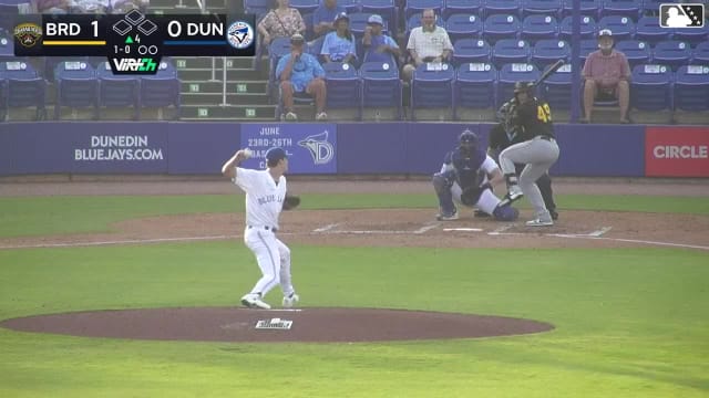 Jhostynxon Garcia homers (2) on a fly ball to left center field.