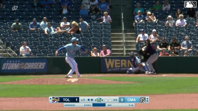 Max Anderson's solo home run