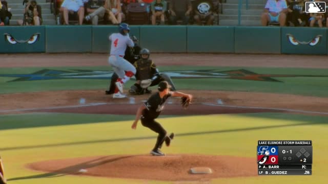 Breyson Guedez homers (4) on a fly ball to right center field. Max Durrington scores.
