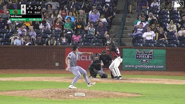 Jhonny Severino homers (29) on a fly ball to left center field.