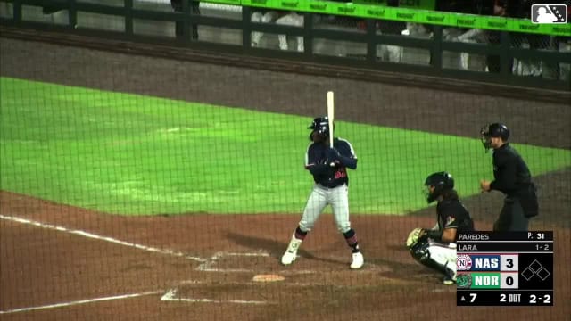 Luis Lara's solo homer