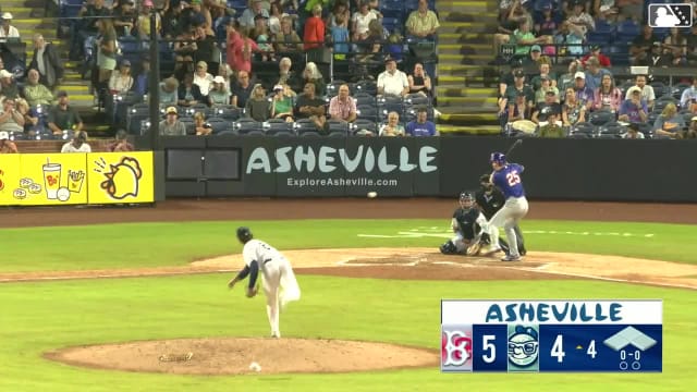 Aidan Smith homers (15) on a fly ball to center field.