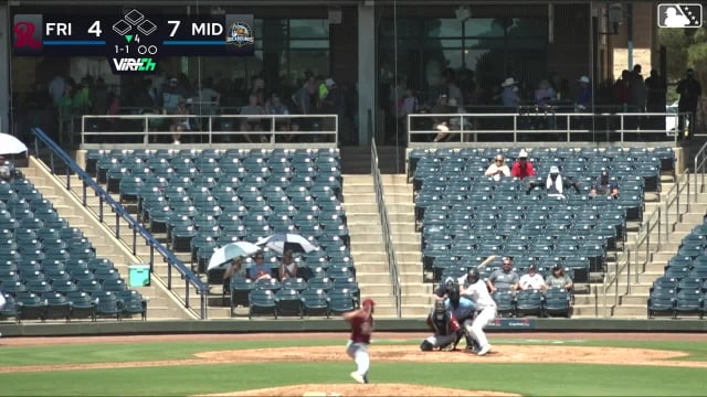 Bobby Boser homers (1) on a fly ball to left field.
