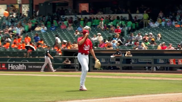 Chase Burns' seven strikeouts