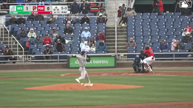 Franklin Arias homers (5) on a fly ball to left field.
