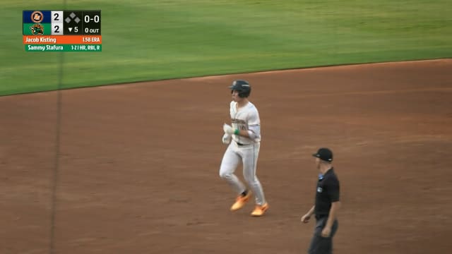 Sammy Stafura's second straight multihomer game